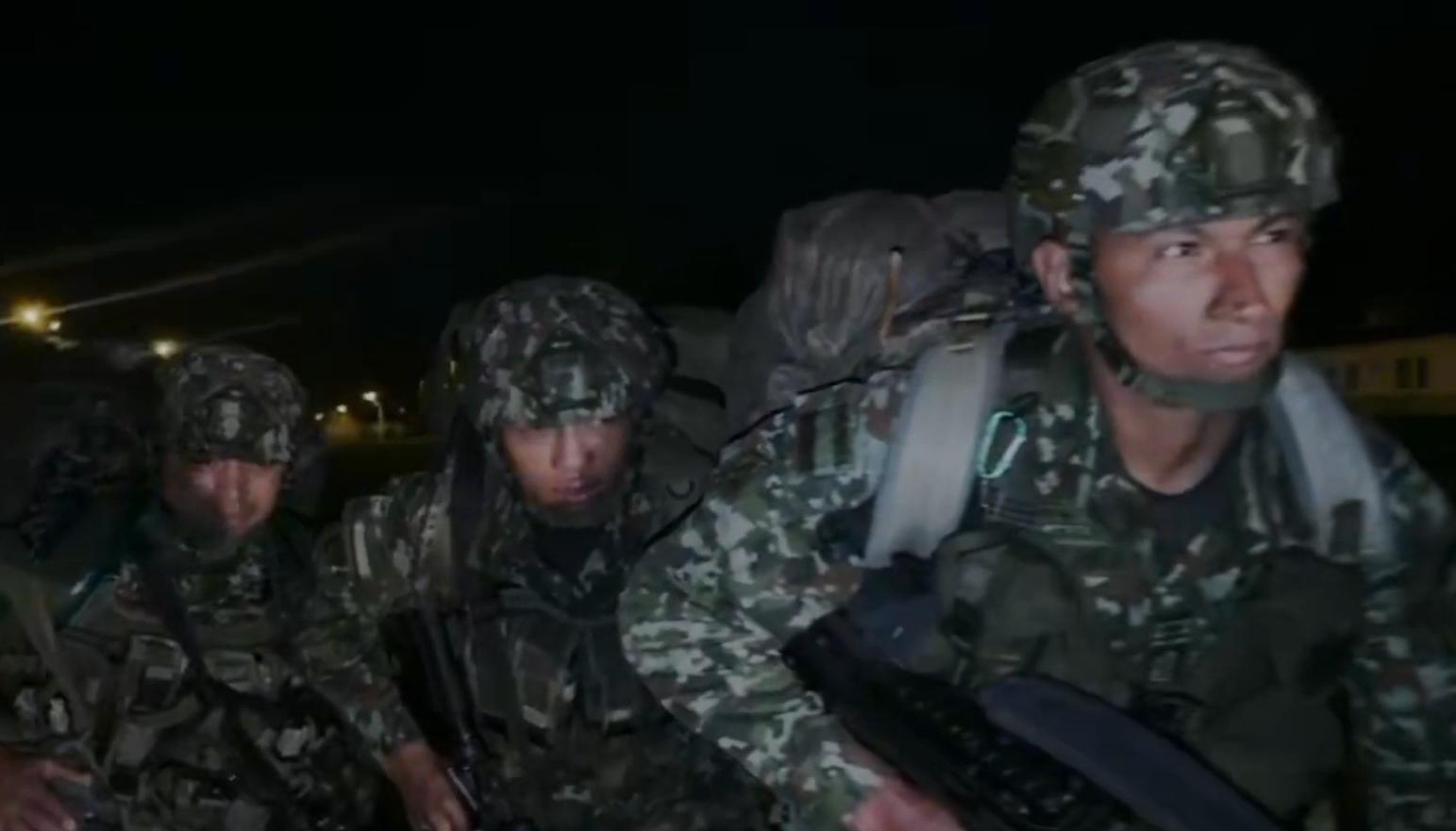 Tropas del Ejército.