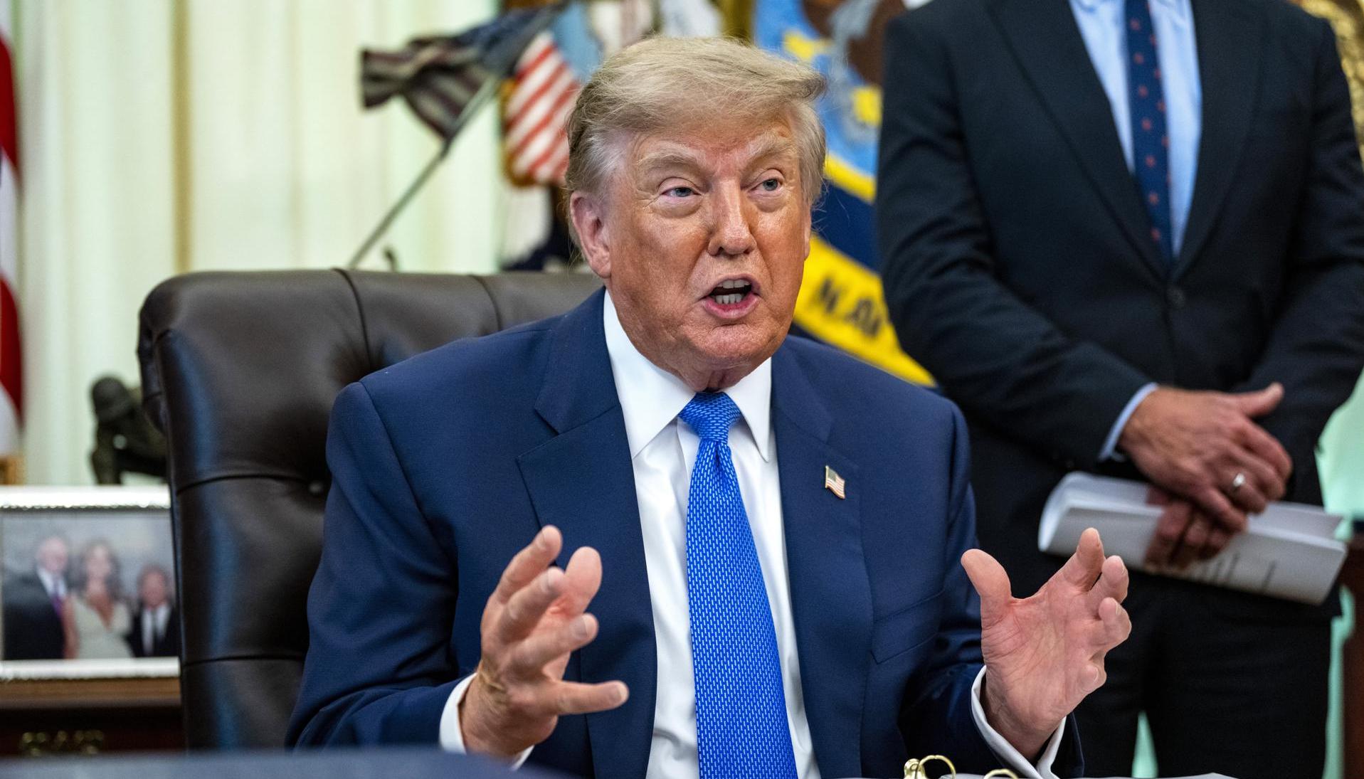Donald Trump, presidente de los Estados Unidos.