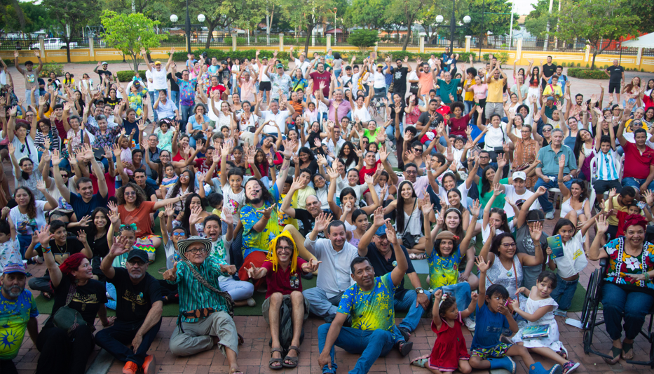Unos de los shows de El Caribe Cuenta, en la Aduana.