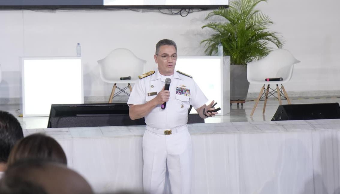 Vicealmirante Carlos Oramas, Comandante Fuerza Naval del Caribe.