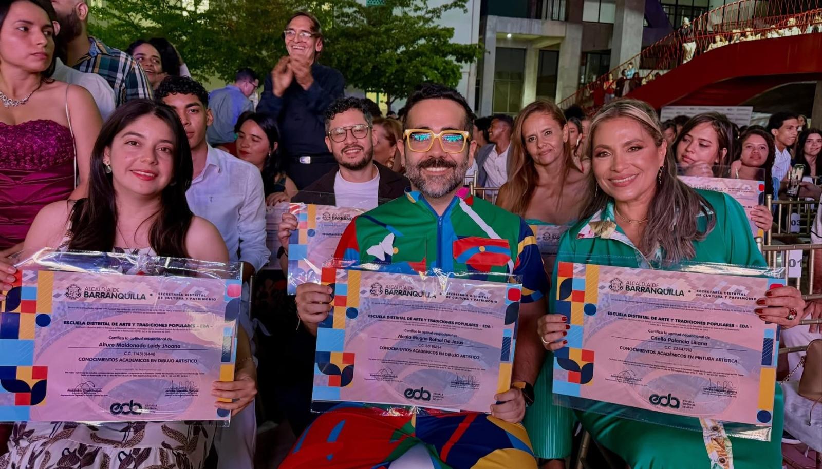 Entrega de diplomas.