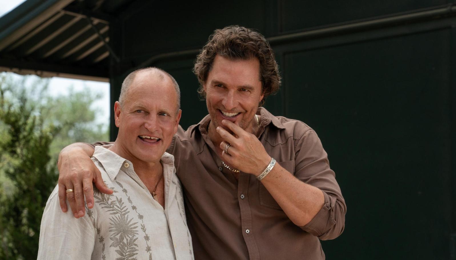 Los actores Matthew McConaughey y Woody Harrelson. 