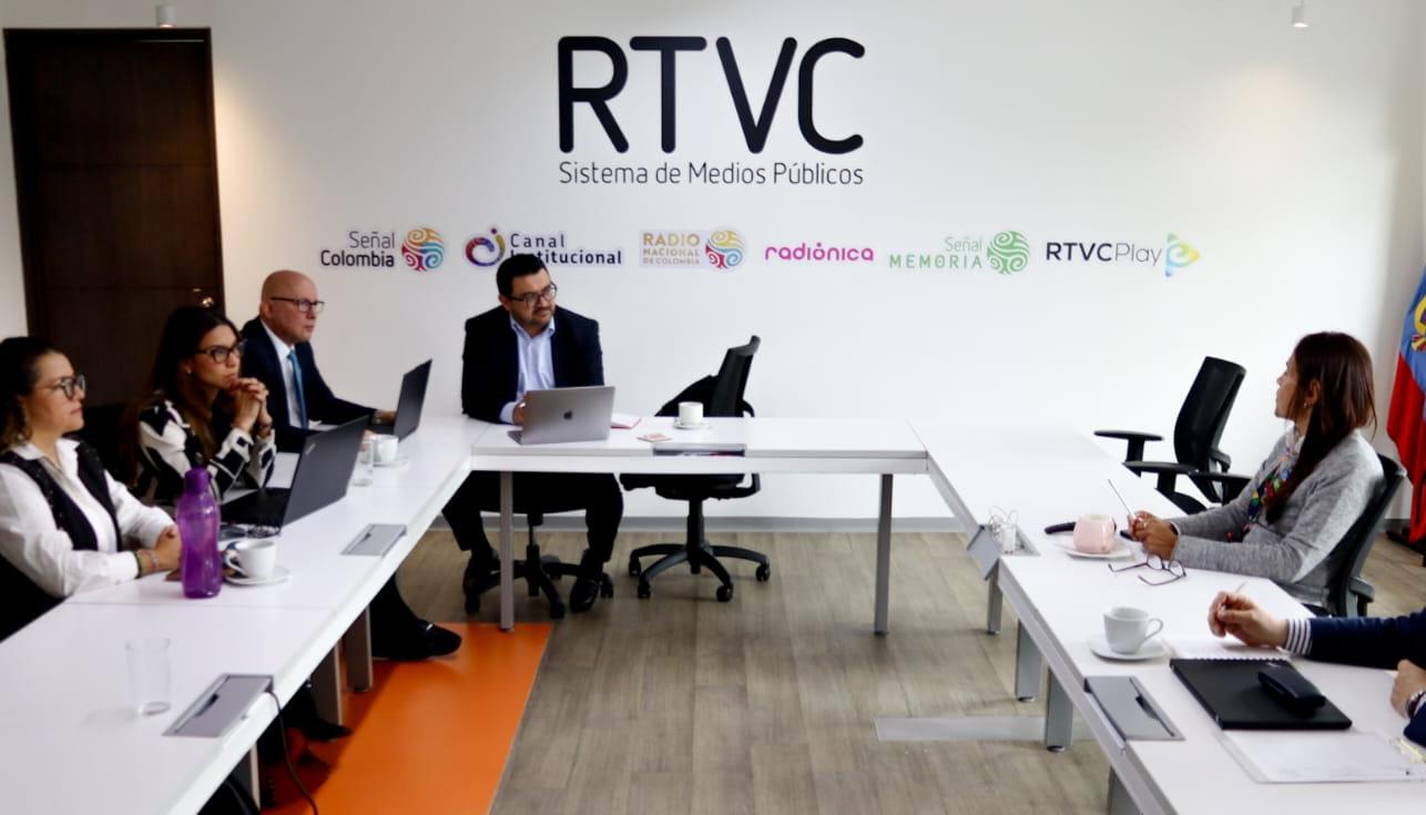 Visita de la Contraloría en RTVC.