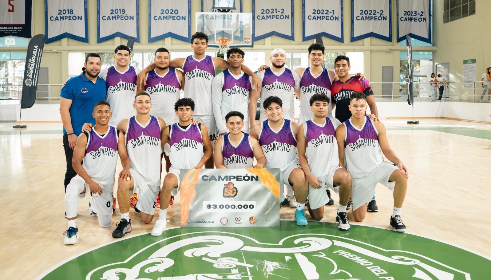Samarios de Santa Marta, campeón de la Basket Directo Cup.