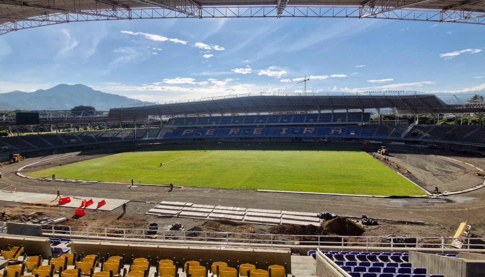 Estadio de fútbol Hernán Ramírez Villegas de Pereira. 