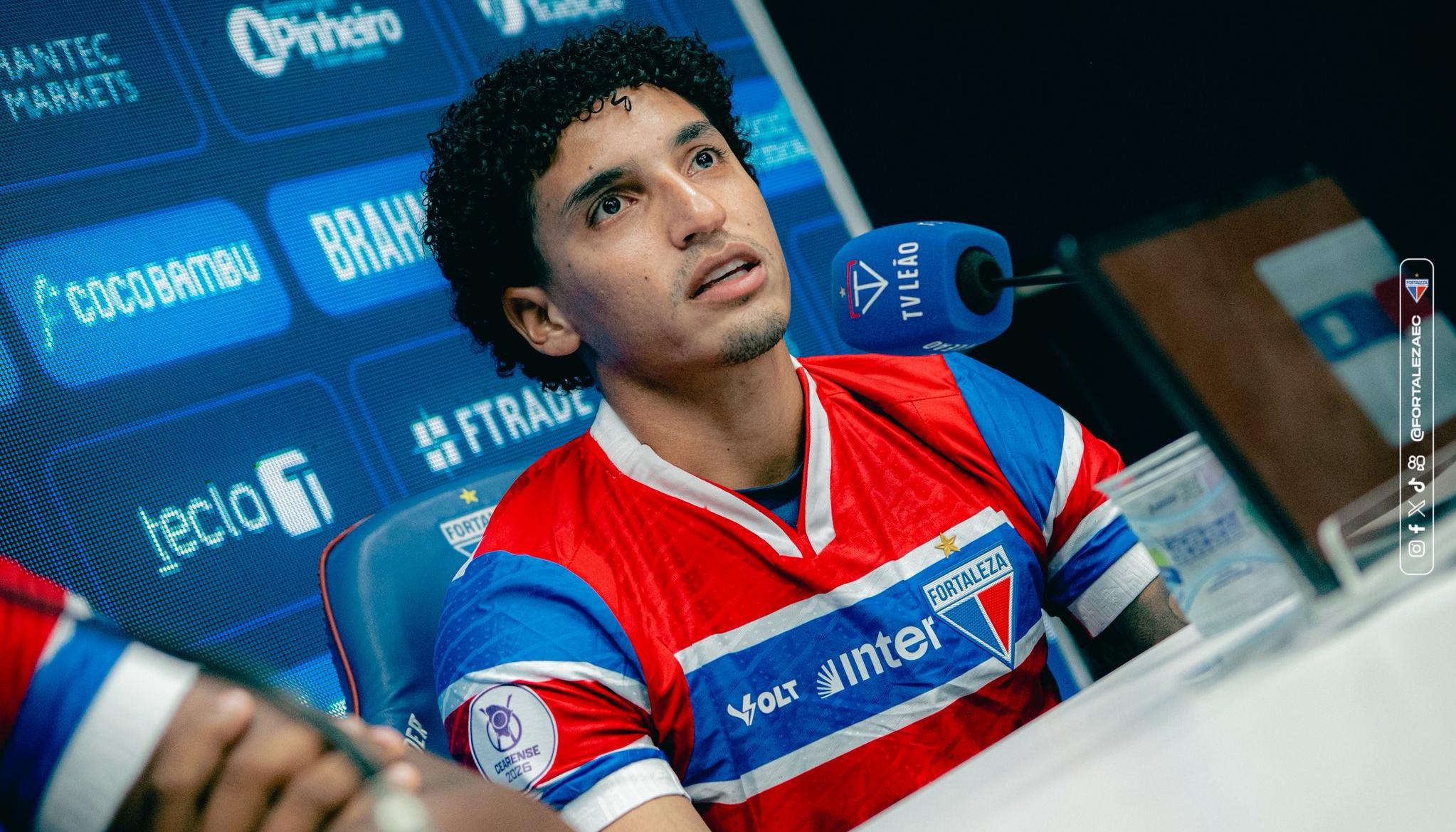El colombiano Gabriel Fuentes, jugador del Fortaleza. 