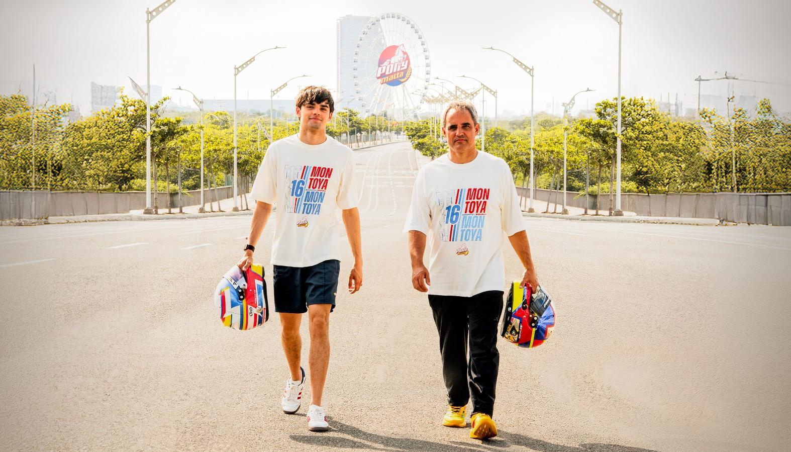 Sebastián Montoya y su padre, Juan Pablo, protagonistas del Circuito Pony Malta 2026.