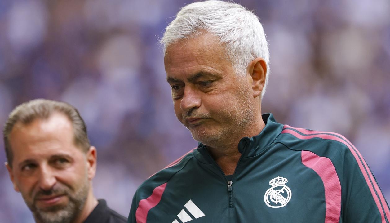 José Mourinho, entrenador del Real Madrid.