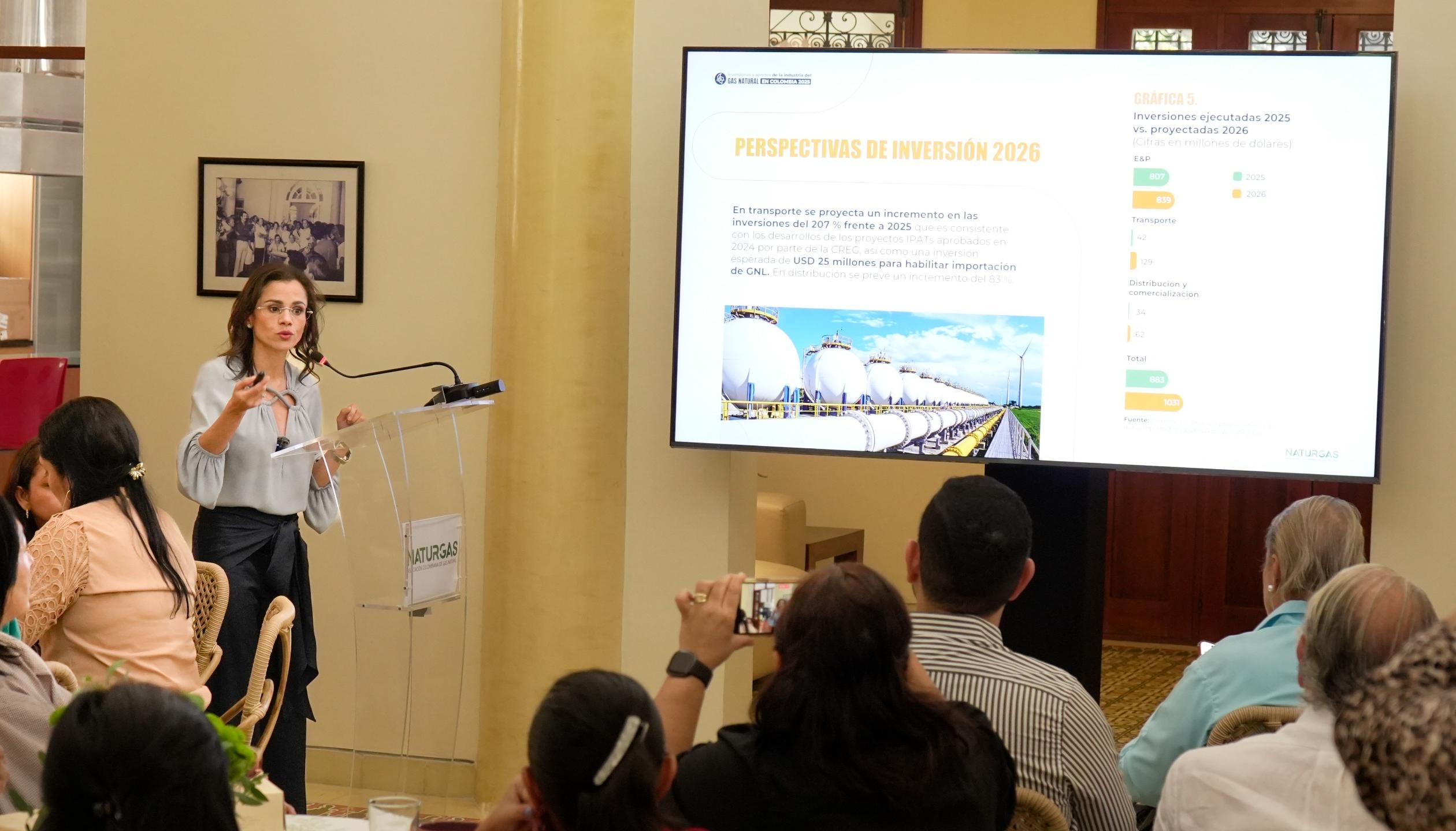 Luz Stella Murgas, presidenta de Naturgas.