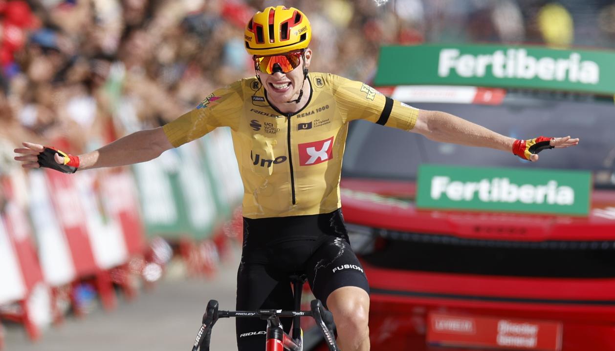 El noruego Andreas Leknessund, ganador de la séptima etapa de la Vuelta a España.