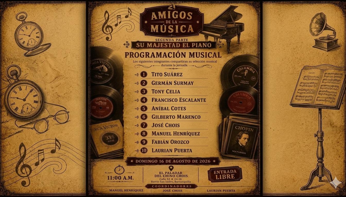 Flayer elaborado con IA