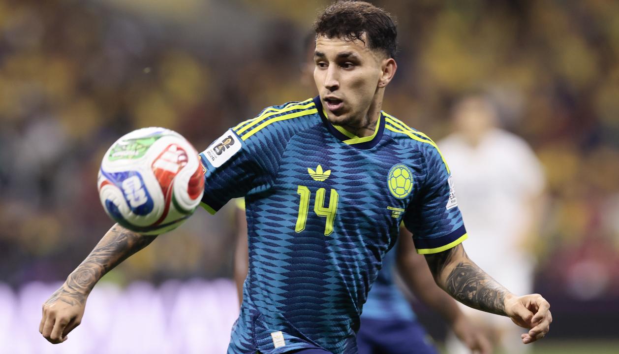 Gustavo Puerta, jugador del Racing de Santander y la Selección Colombia.