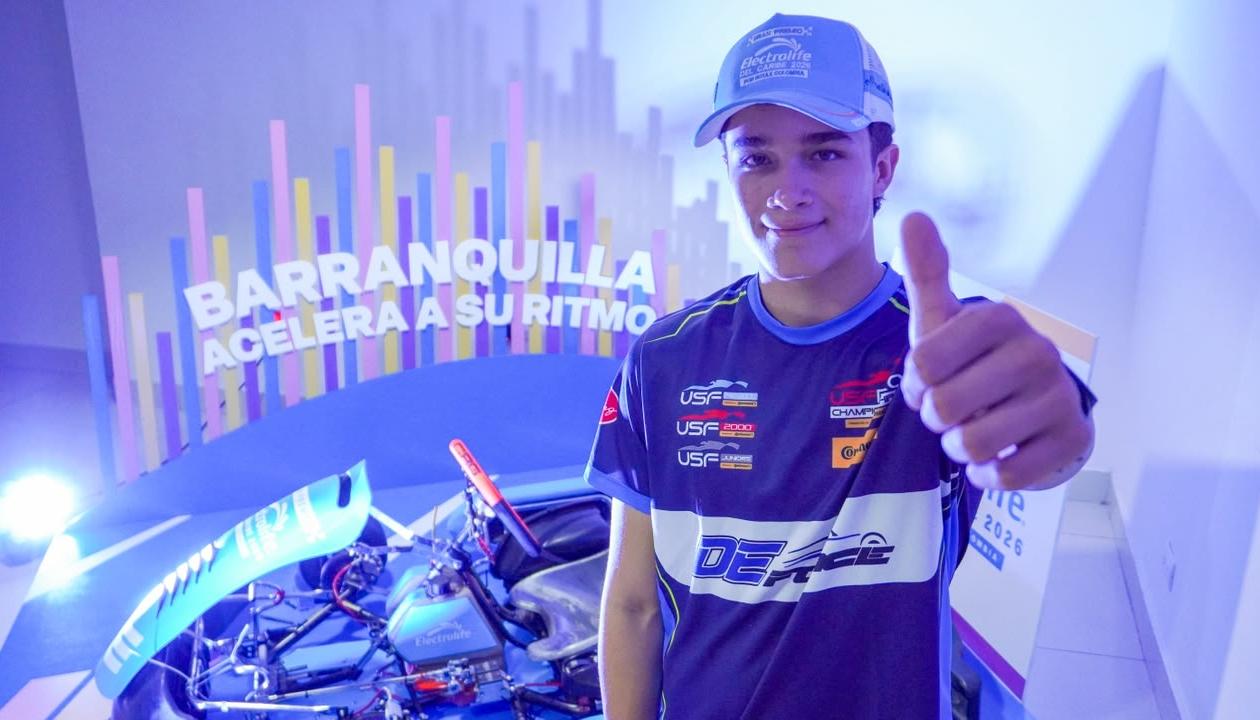 Sebastián 'Tatán' Garzín, piloto huilense. 