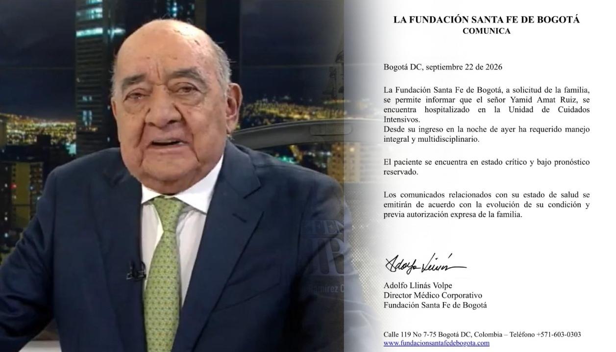 Yamit Amat y el comunicado publicado esta tarde.