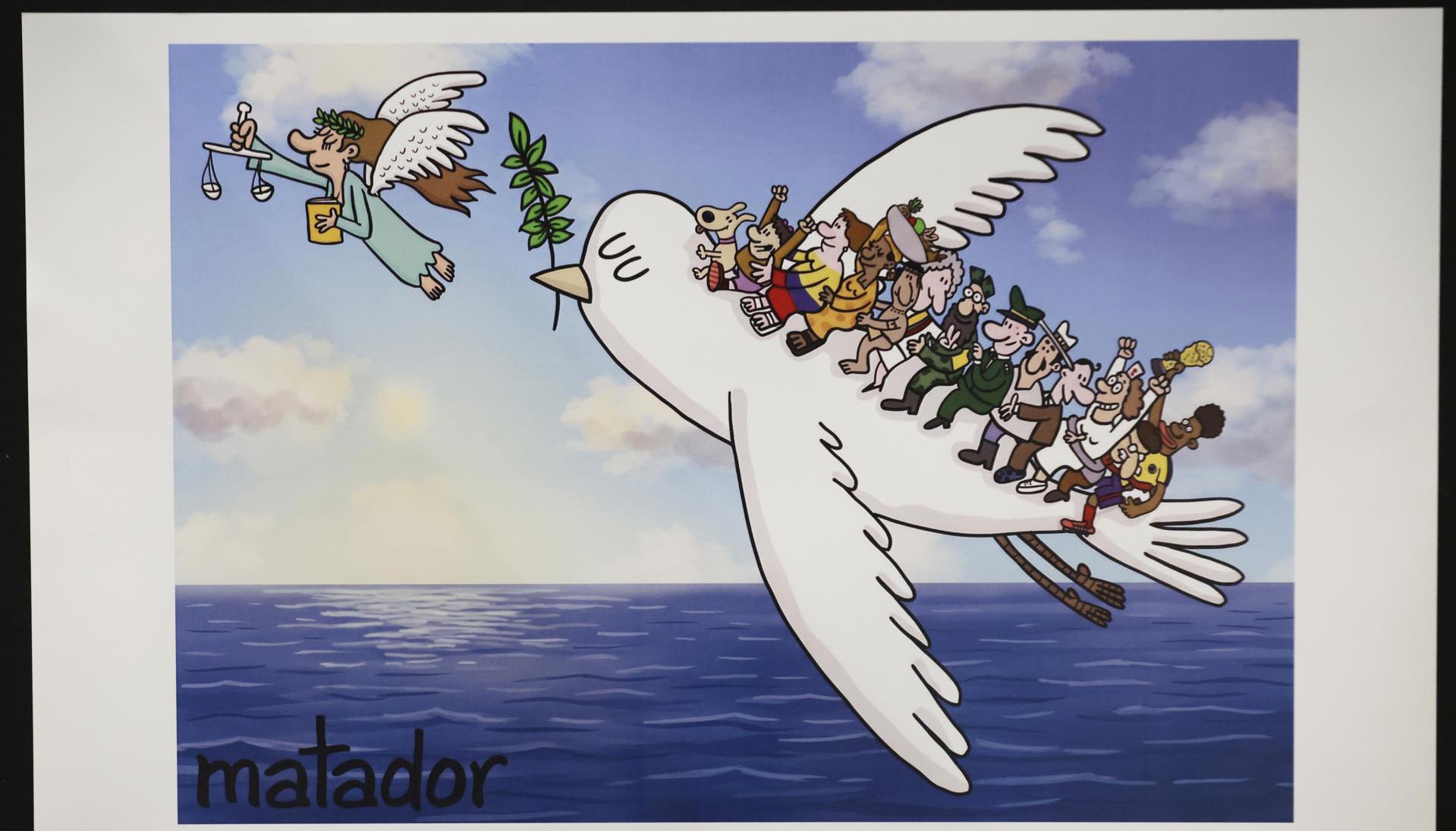 Dibujo del caricaturista colombiano Matador.