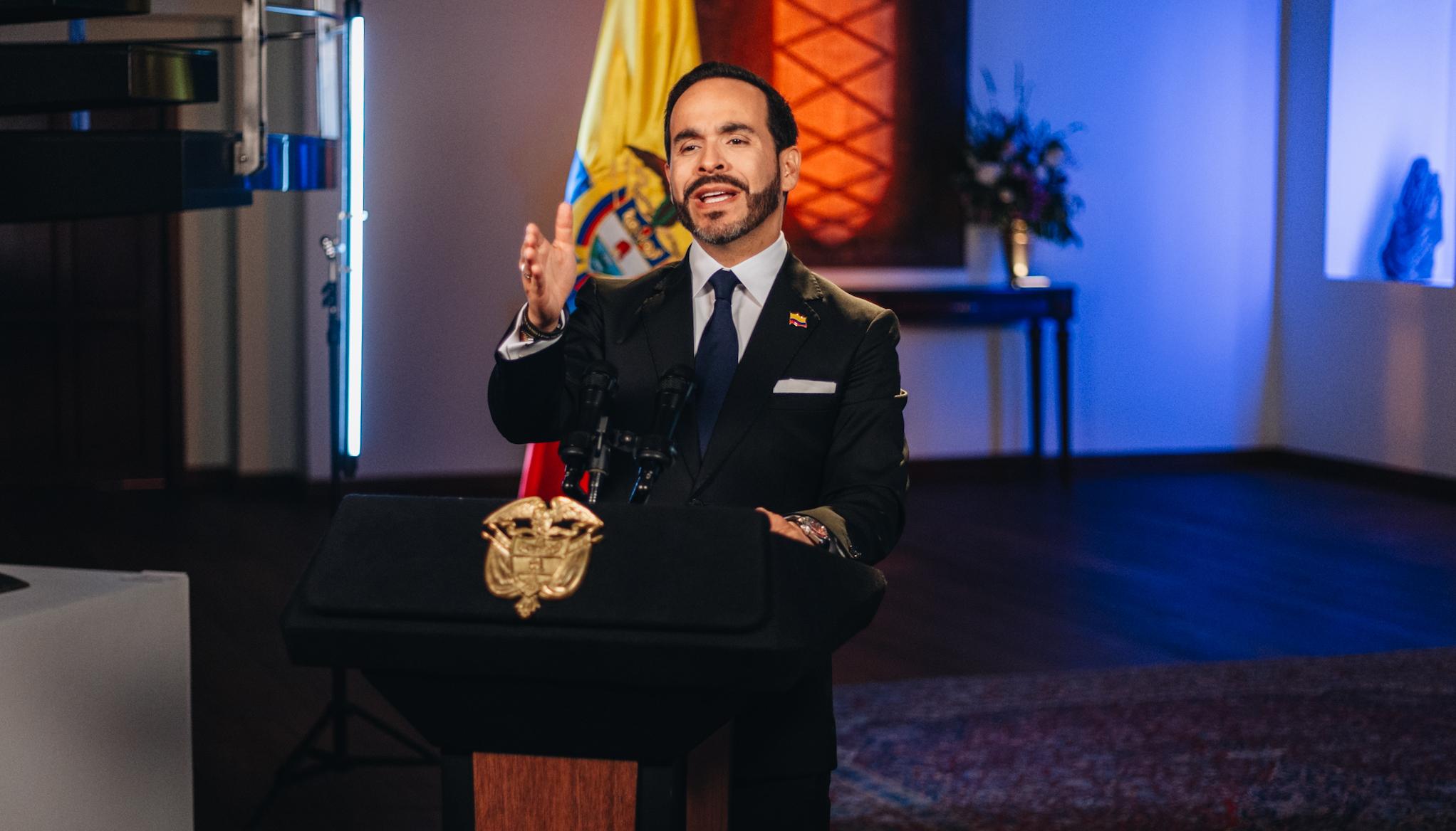 El Presidente de la República, Abelardo De La Espriella.