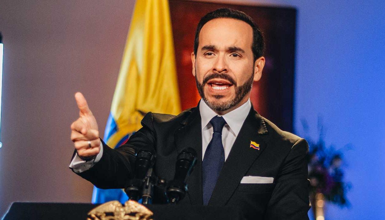 El Presidente de la República, Abelardo De La Espriella.