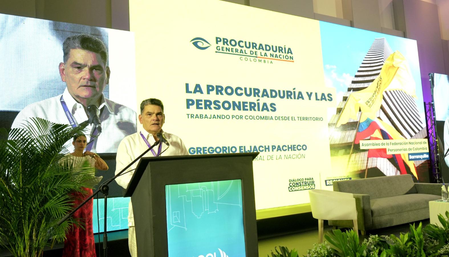 Procurador General de la Nación, Gregorio Eljach. 