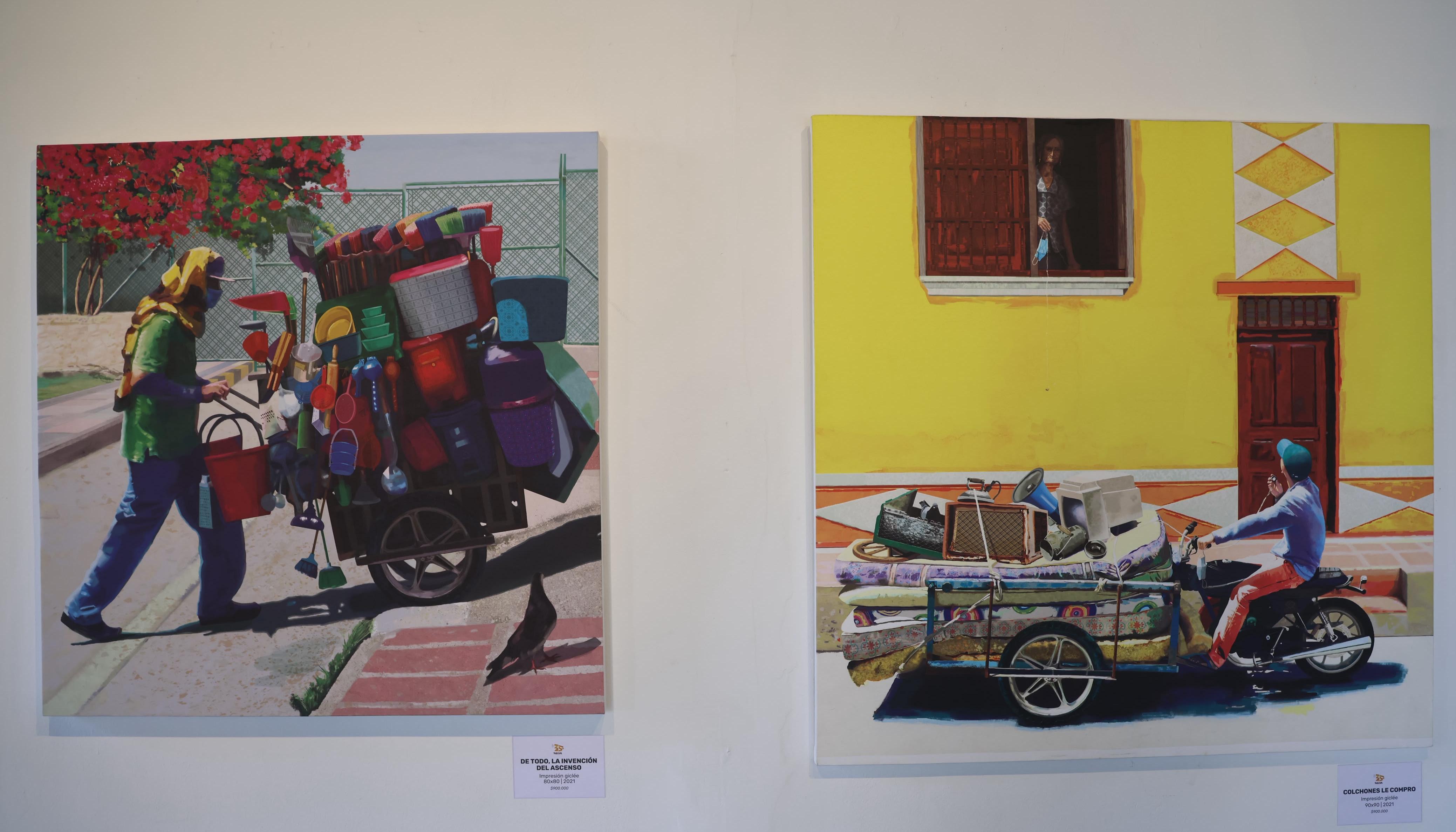 Fotografías que hacen parte de la exposición. 