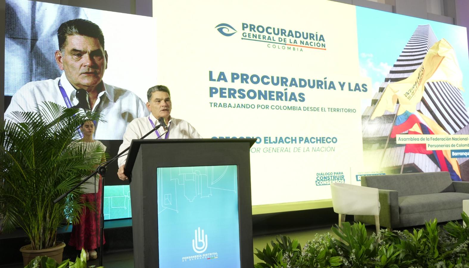 Procurador General de la Nación, Gregorio Eljach. 