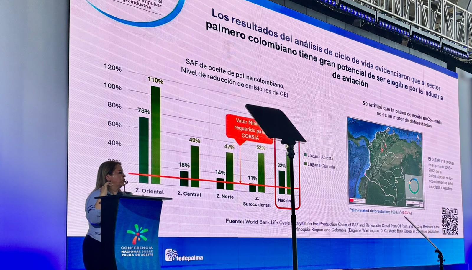 Mónica Cuéllar, gerente de Tecnopalma.