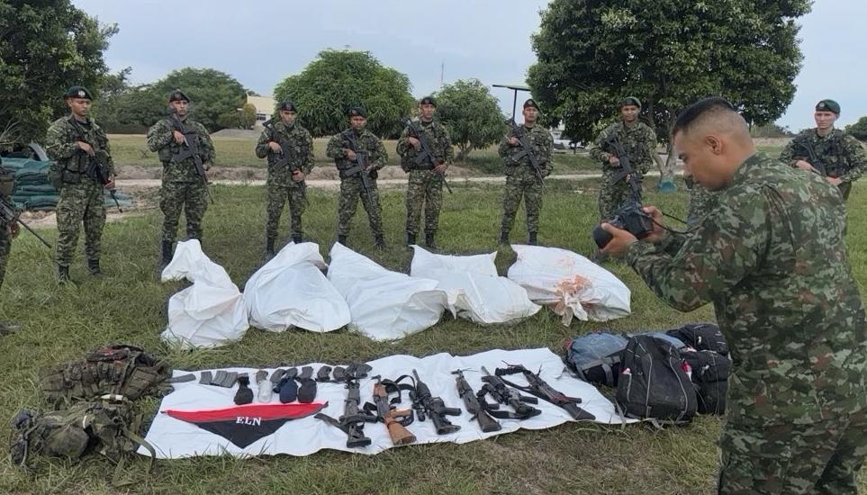 Abatidos del ELN.