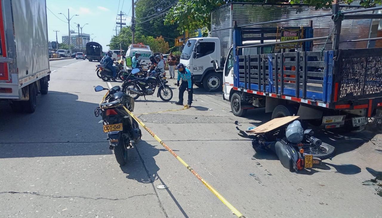 Accidente en la Vía 40. 