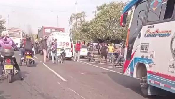 Accidente en la Circunvalar. 