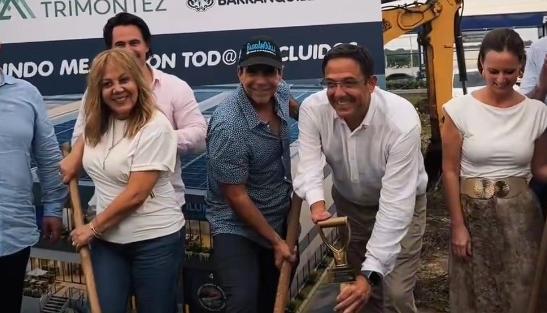 El alcalde Alejandro Char y el CEO de Ilunion, Francisco Centeno.