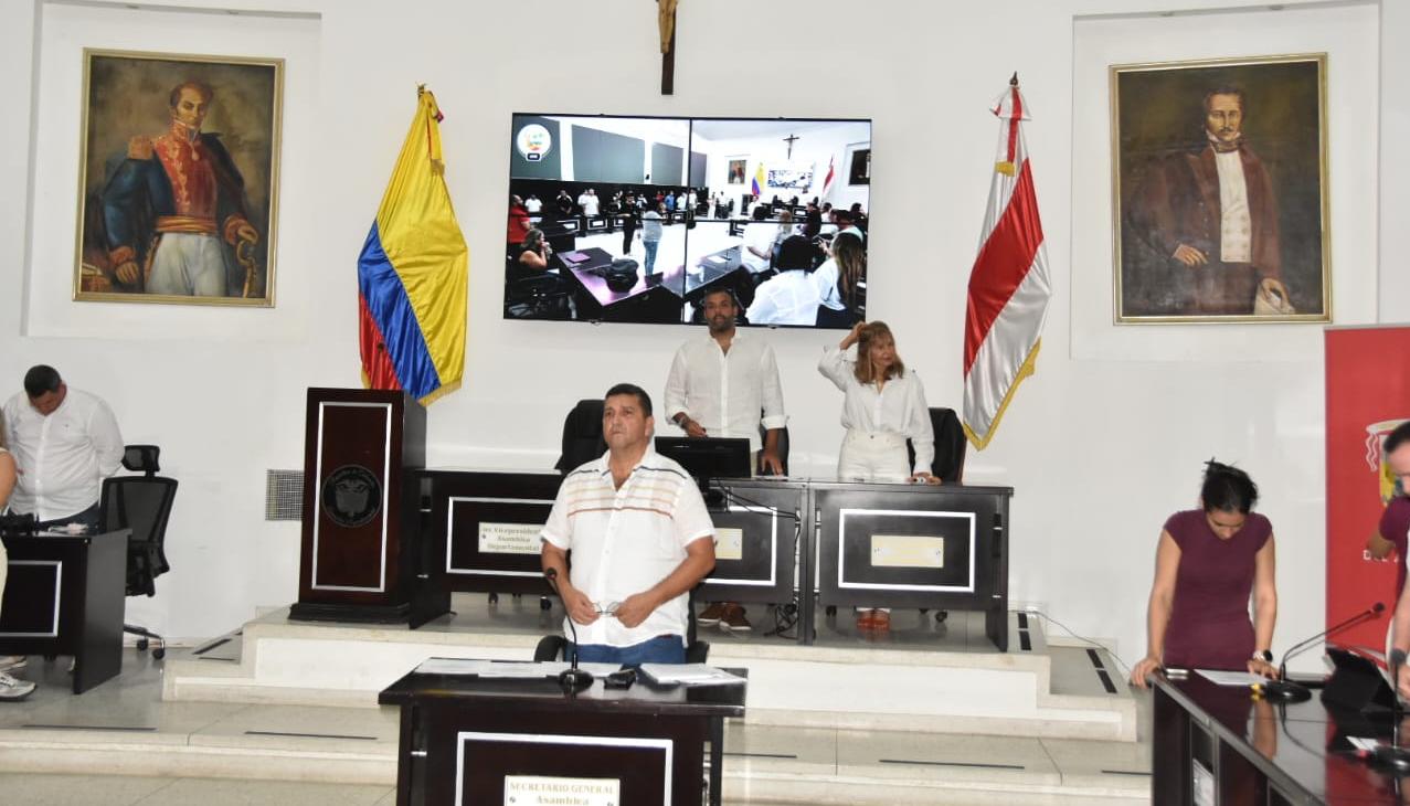 Imagen de la sesión de este martes.
