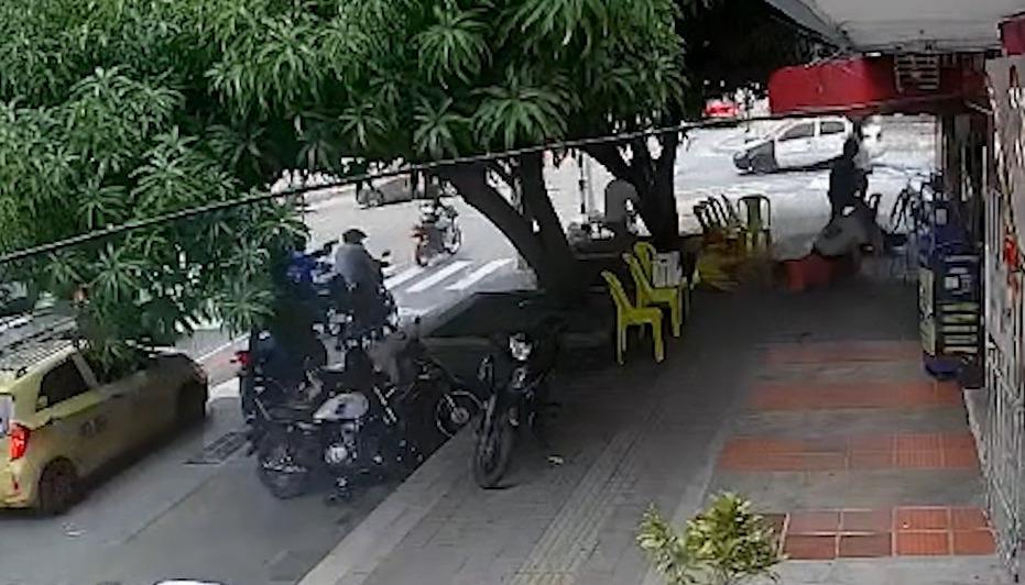 Momento del ataque a bala.