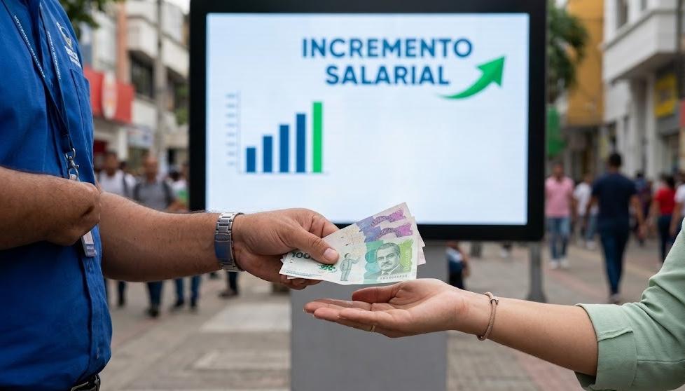 Imagen de referencia de aumento salarial.