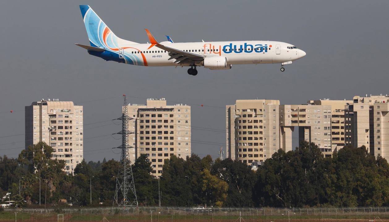 Avión de FlyDubai.