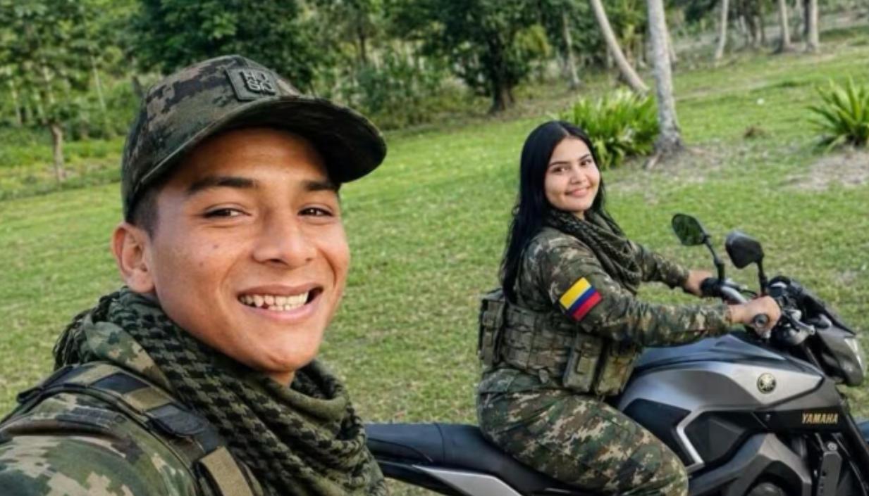 Alias 'Bendito Menor' y su pareja 'La Bebecita'. 
