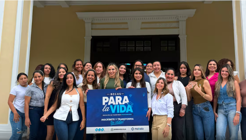 Beneficiarias de la beca en la convocatoria pasada.