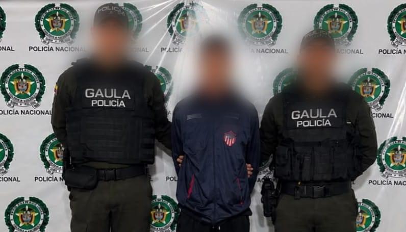 Capturado por extorsión. 