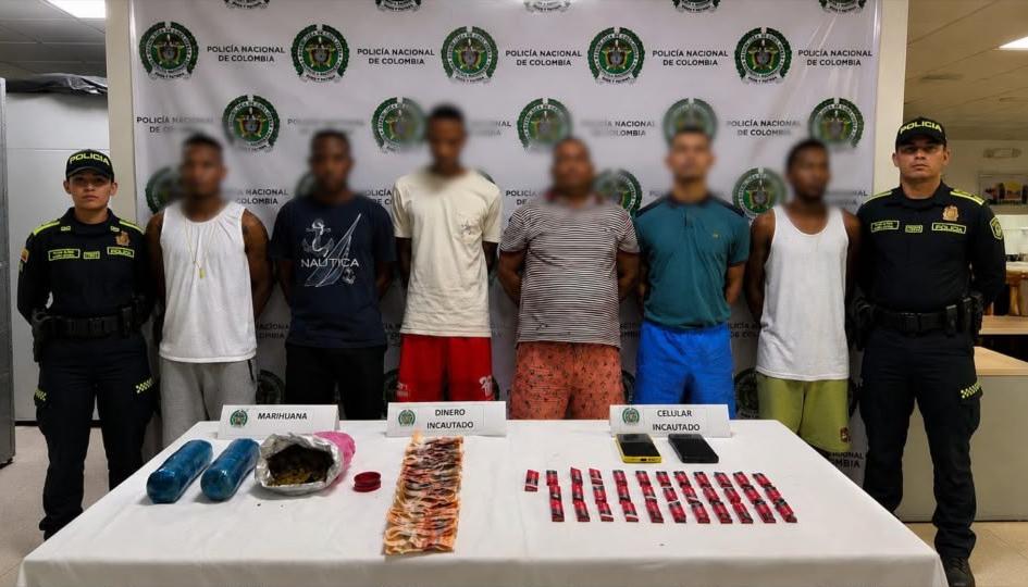 Cuatro capturados y dos imputaciones en Cartagena. 