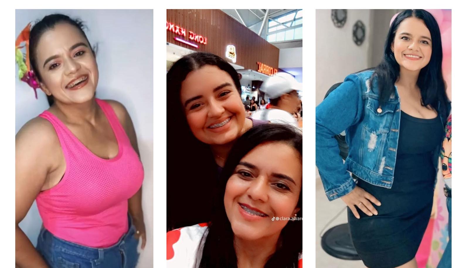 María Paula Aguilar Álvarez, y su mamá Clara Milena Álvarez Díaz.