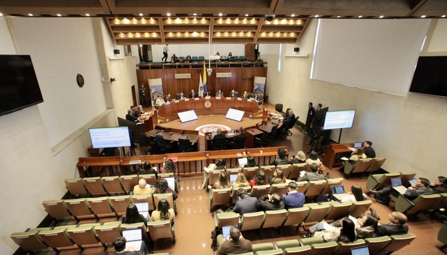 Sala plena de la Corte Constitucional.