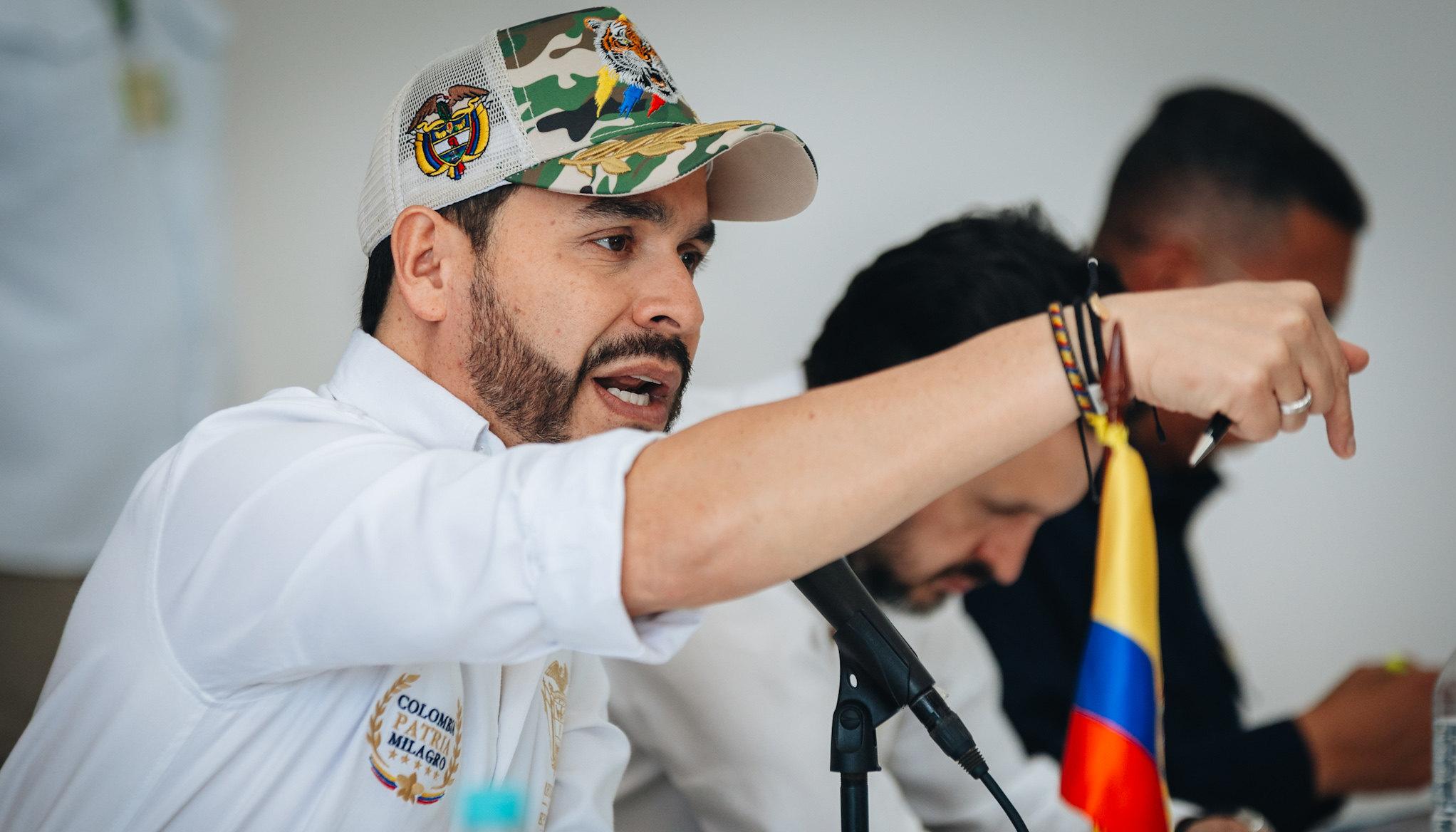 El Presidente Abelardo De La Espriella.