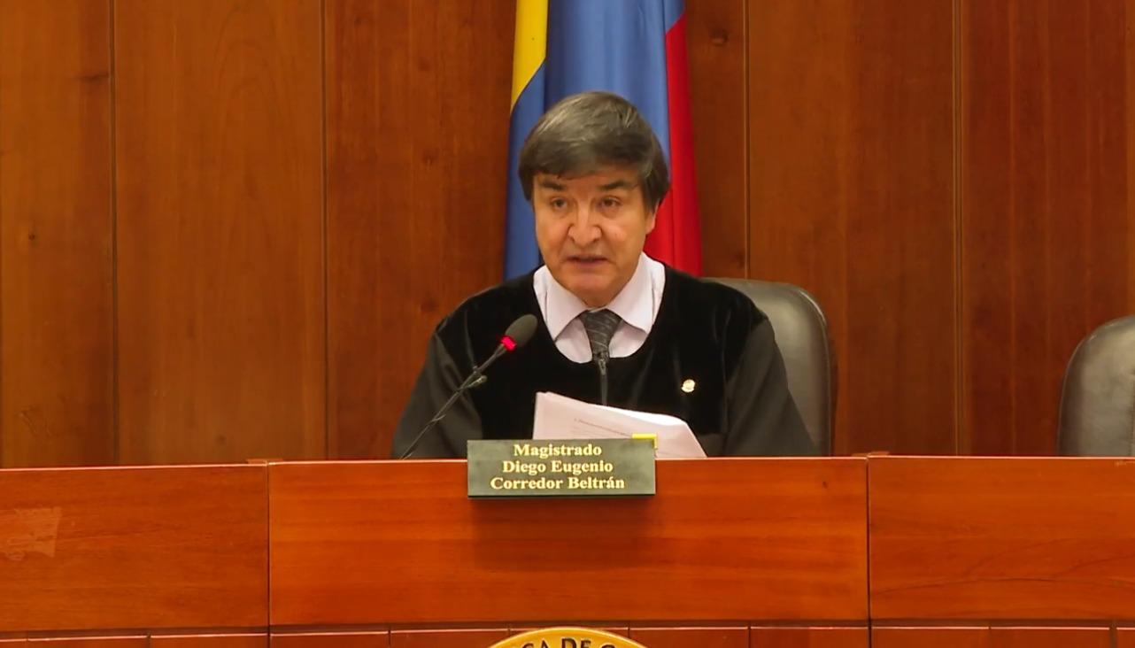 Diego Eugenio Corredor, Magistrado de la Sala de Casación Penal. 