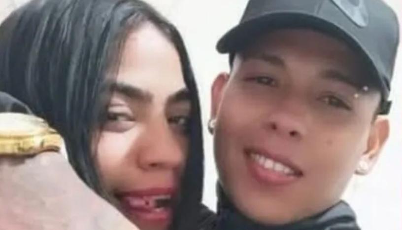 Andy Xavier Soto González, y su compañera sentimental, Cindy Natalys Peña Mendoza.