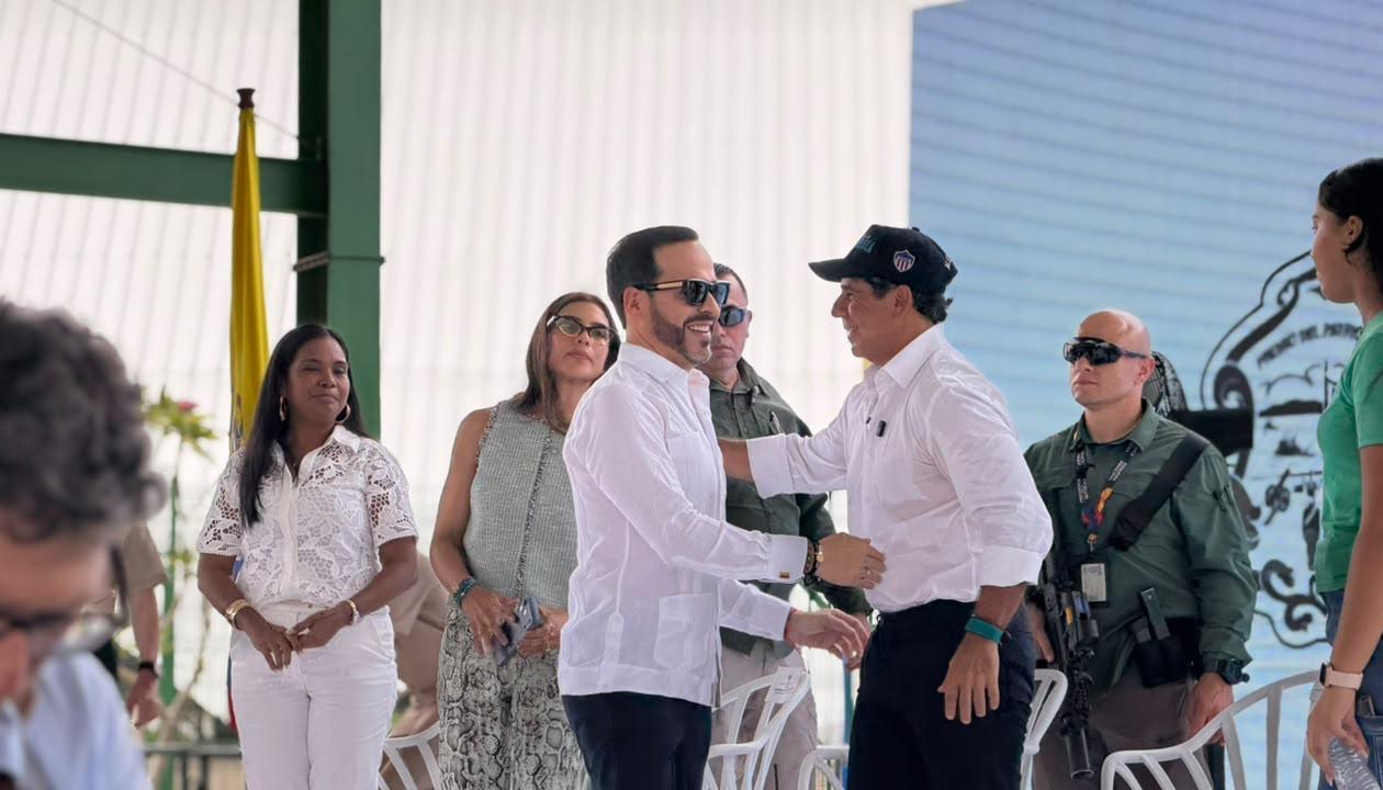 El Presidente Abelardo De La Espriella y el alcalde Alejandro Char.