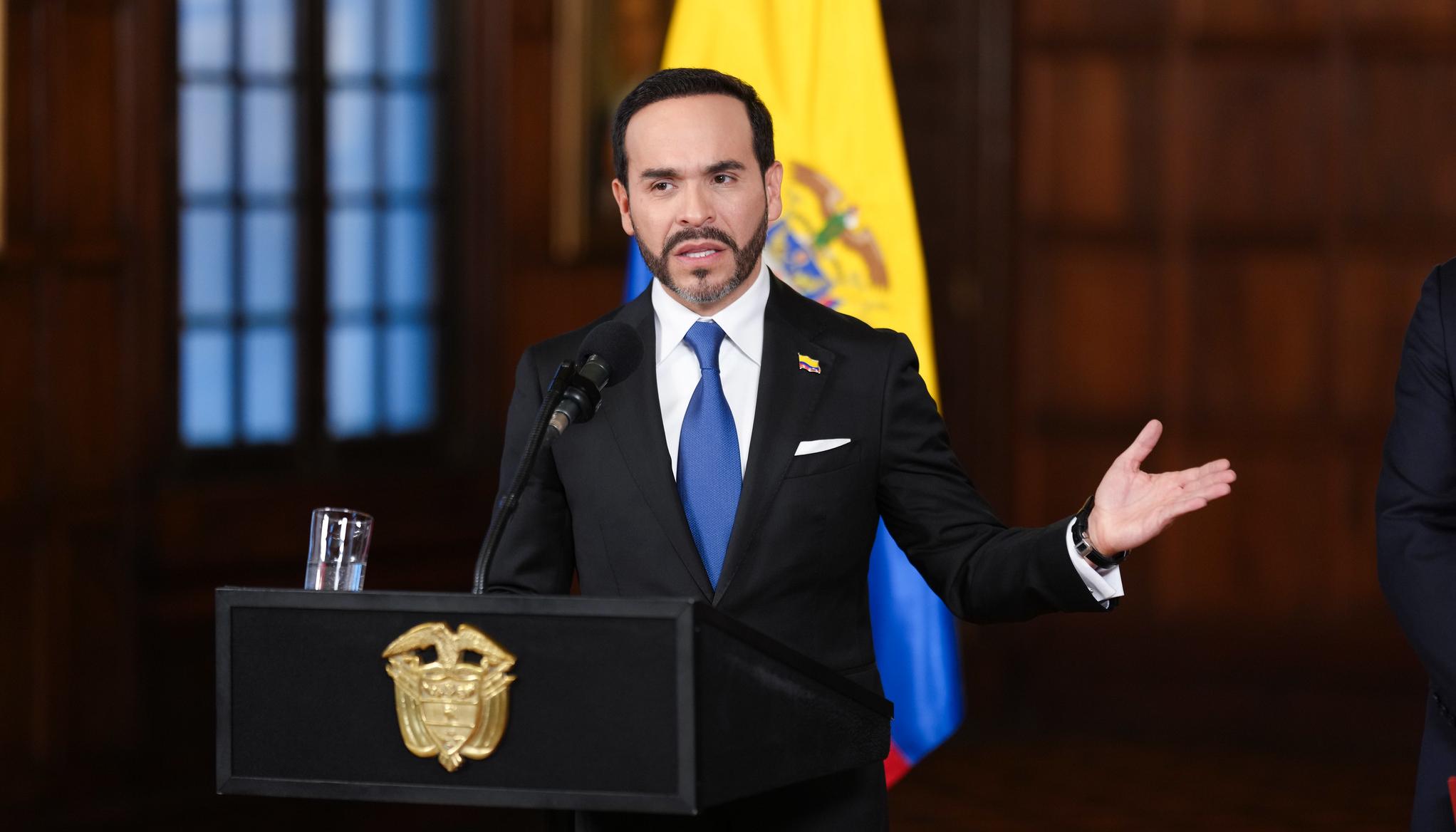 El Presidente Abelardo De La Espriella.