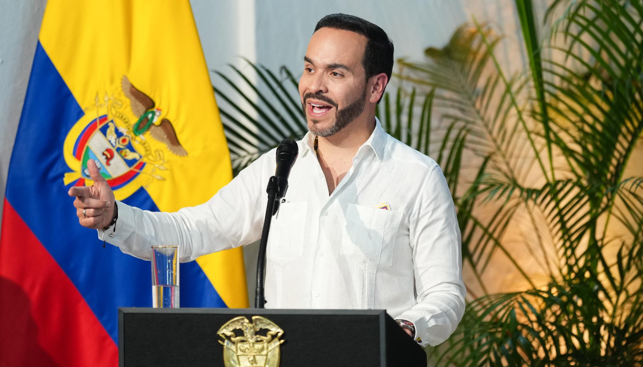 El Presidente Abelardo De La Espriella.