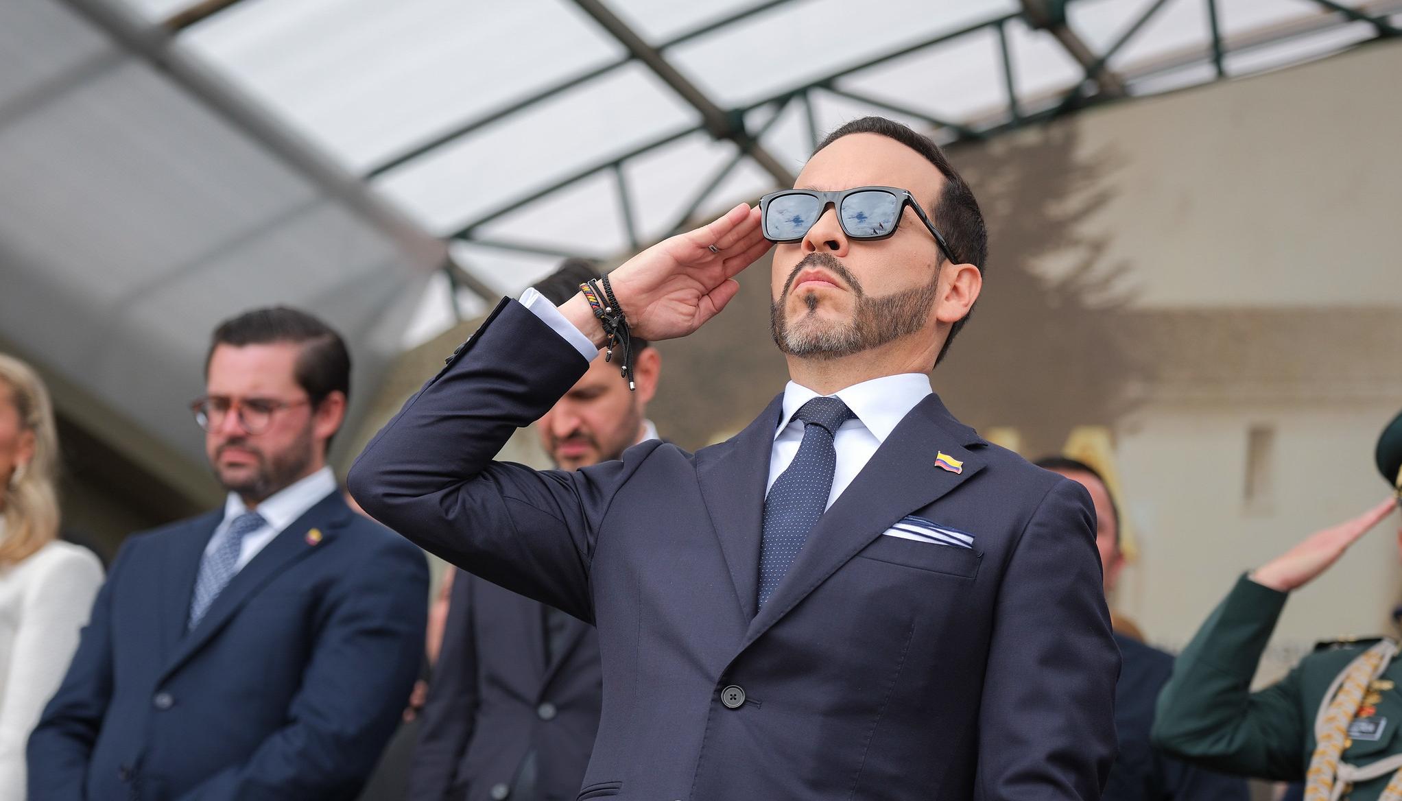 El Presidente Abelardo De La Espriella.