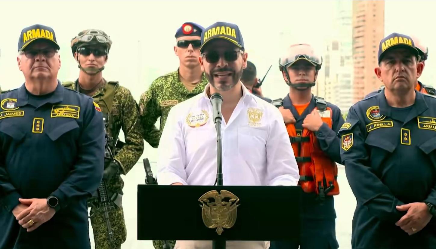 El Presidente Abelardo De La Espriella.