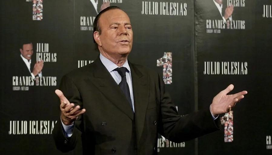 El cantante Julio Iglesias