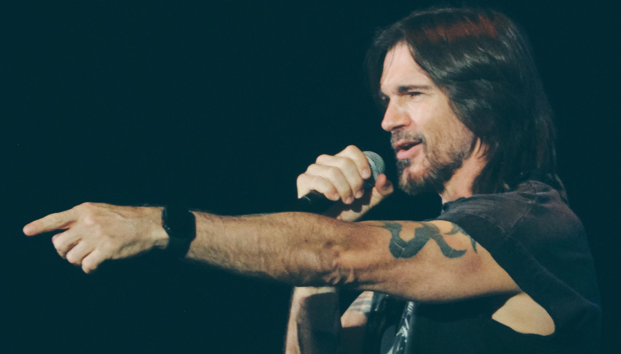 El cantante colombiano Juanes