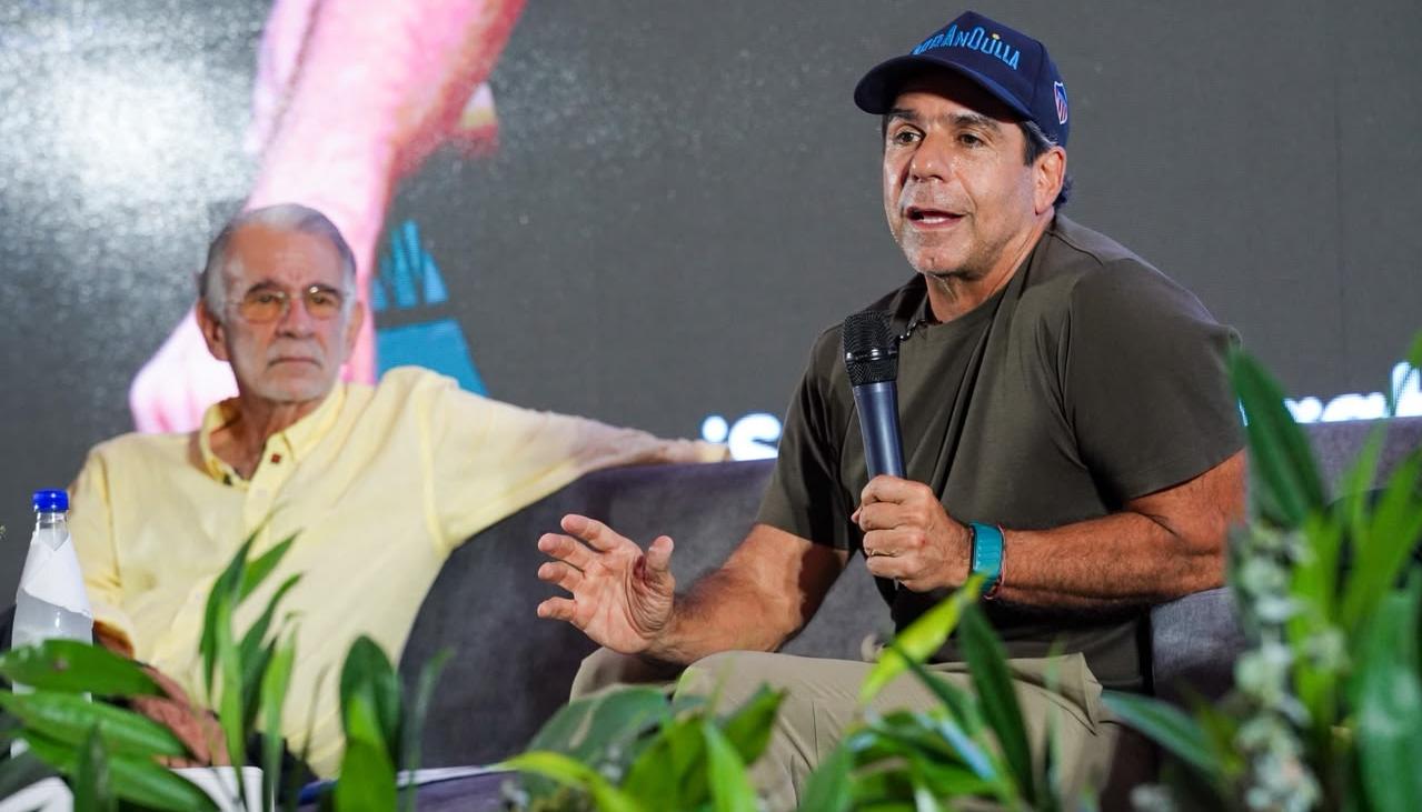El gobernador Eduardo Verano y el alcalde Alejandro Char.
